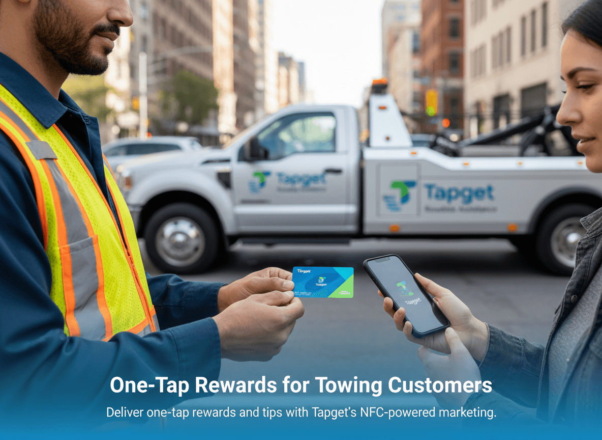 Tapget: One-Tap NFC Marketing Tool for Towing Services