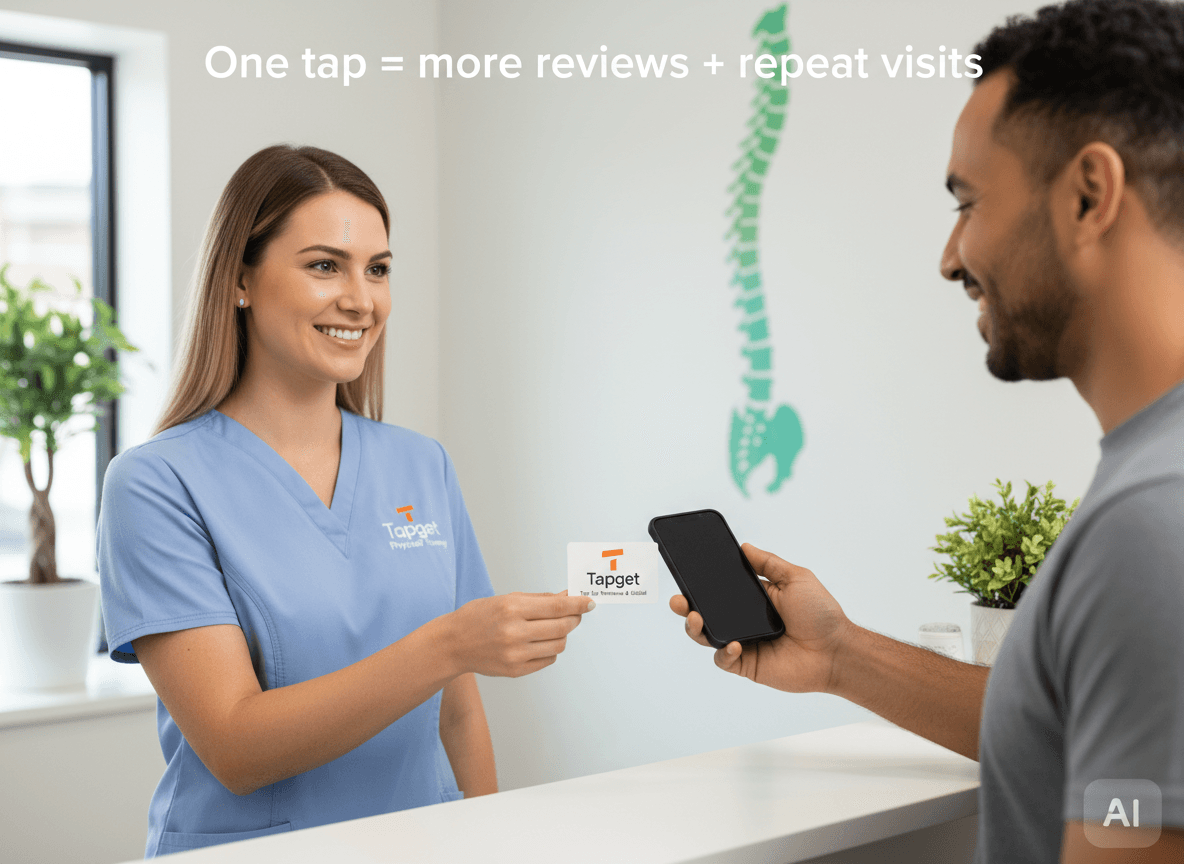 Boost Customer Retention & Reviews with Tapget’s NFC + AI Tool