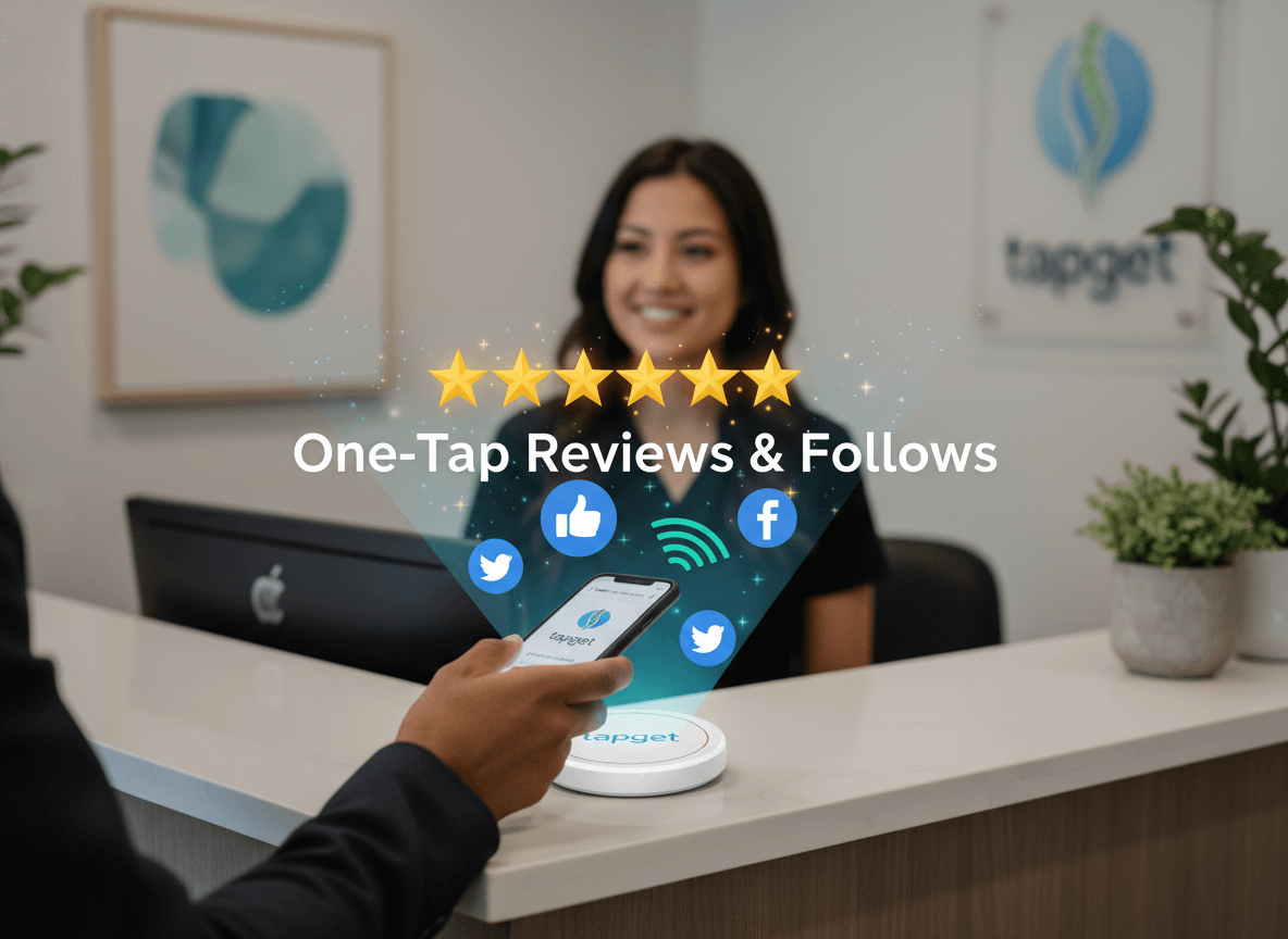 Positive Review Prompts & Star Rating Optimization with Tapget for Chiropractic Clinics