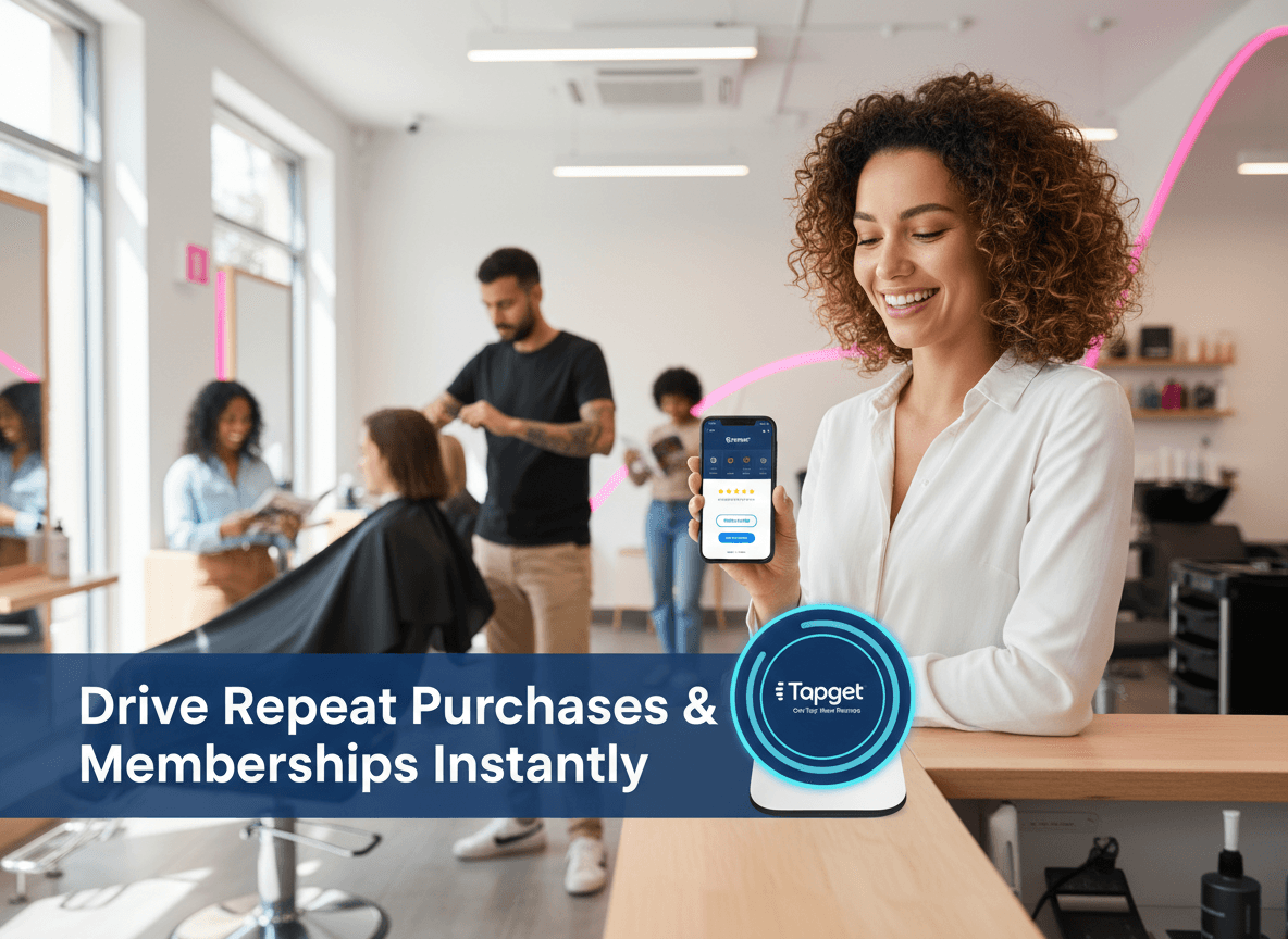 Boost Repeat Purchase Uplift & Memberships with Tapget NFC + AI