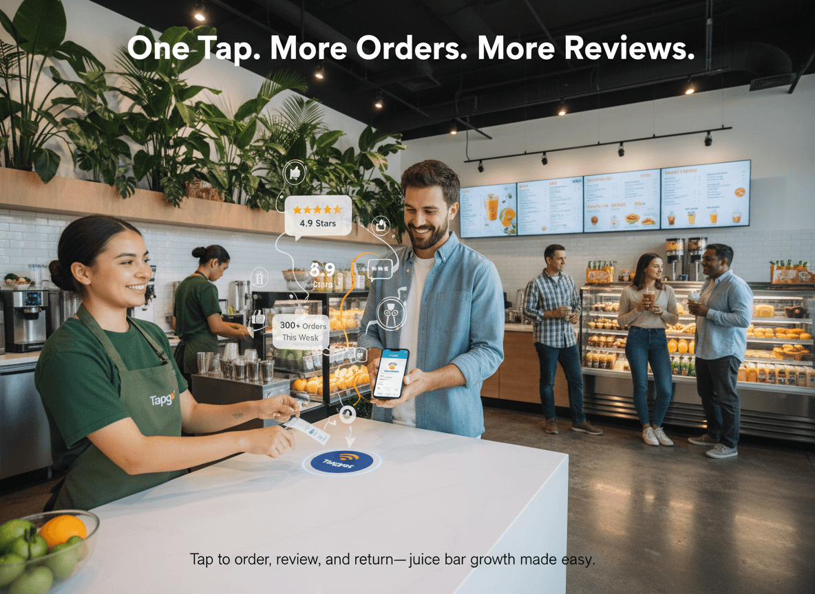 How Juice Bars Use Streamlined Ordering to Boost Tips, Reviews, and Repeat Purchases