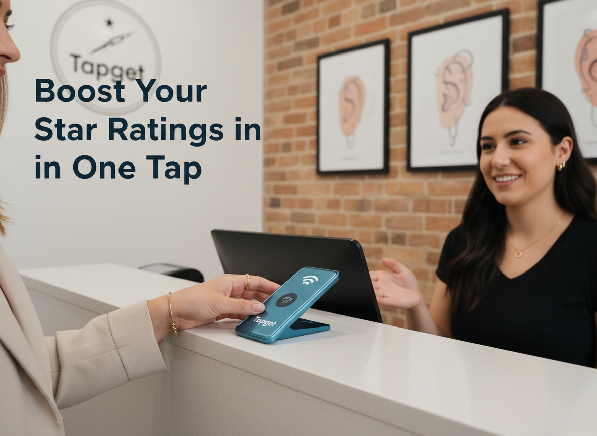 Star Rating Optimization for Piercing Studios: Tapget NFC + AI