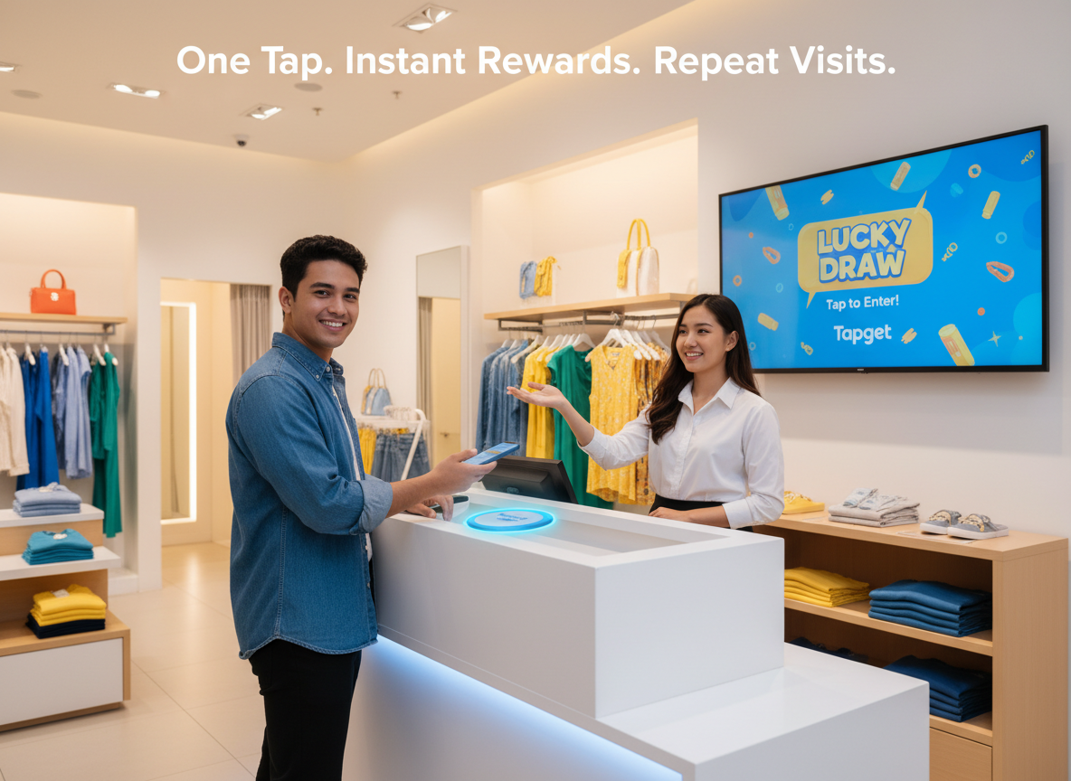 Gamified Engagement & Customer Retention with One-Tap NFC for Clothing Stores