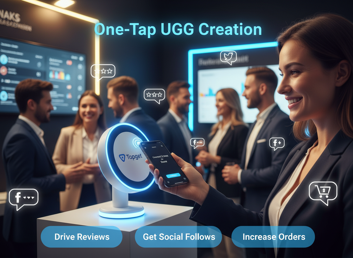 NFC + AI UGC Creation: How Tapget Boosts Reviews, Orders & Viral Sharing