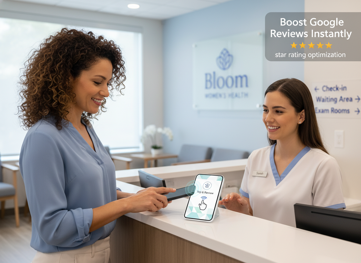 Boost Star Ratings & Google Reviews With One-Tap NFC for Clinics