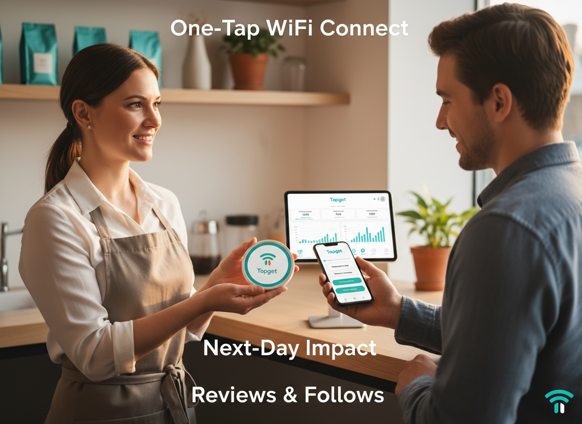 One-Tap WiFi Connect & NFC: Launch Your Local Growth With Tapget