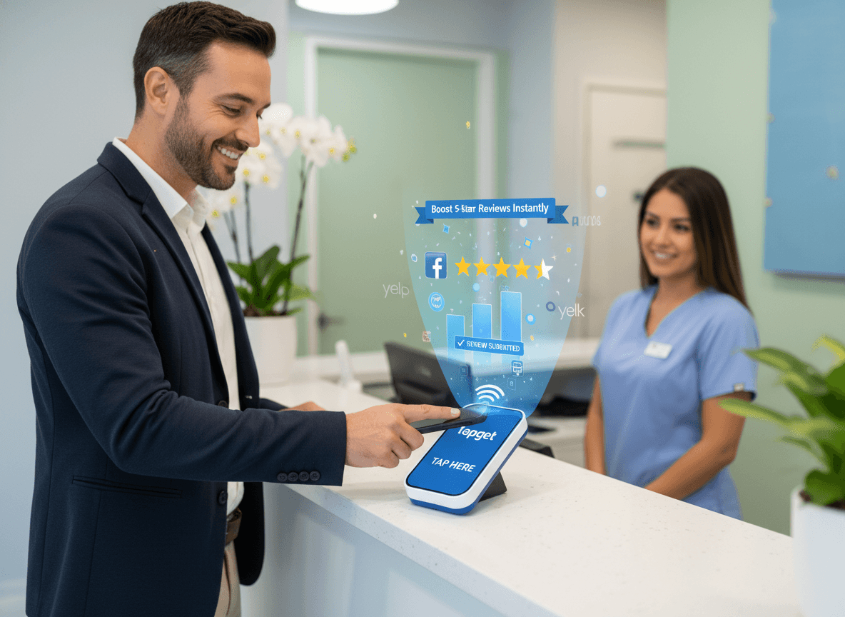 Review Automation & Star Rating Optimization for Dental Clinics with Tapget