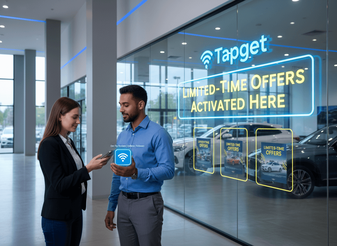 Boost Car Dealership Reviews & Orders with Tapget’s NFC Staff Badge