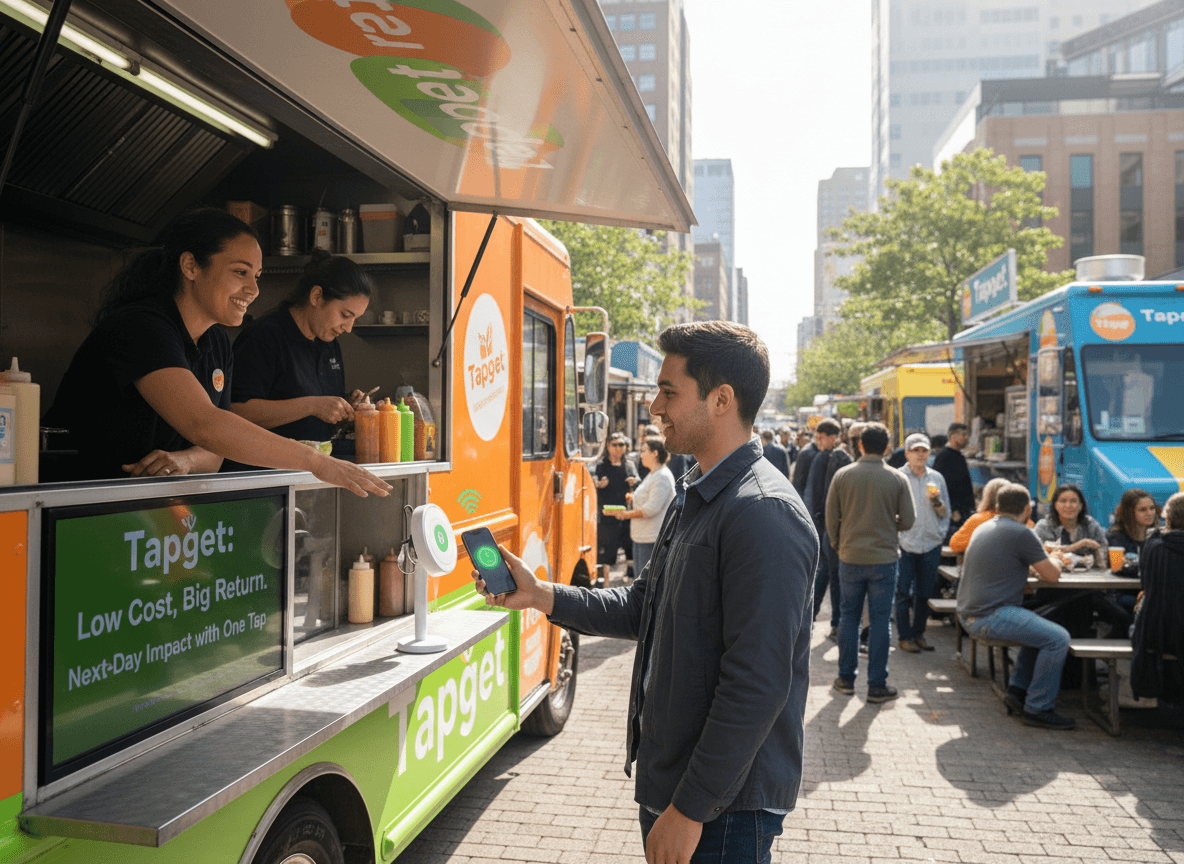 Low Cost, Big Return: Tapget NFC + AI for Food Trucks