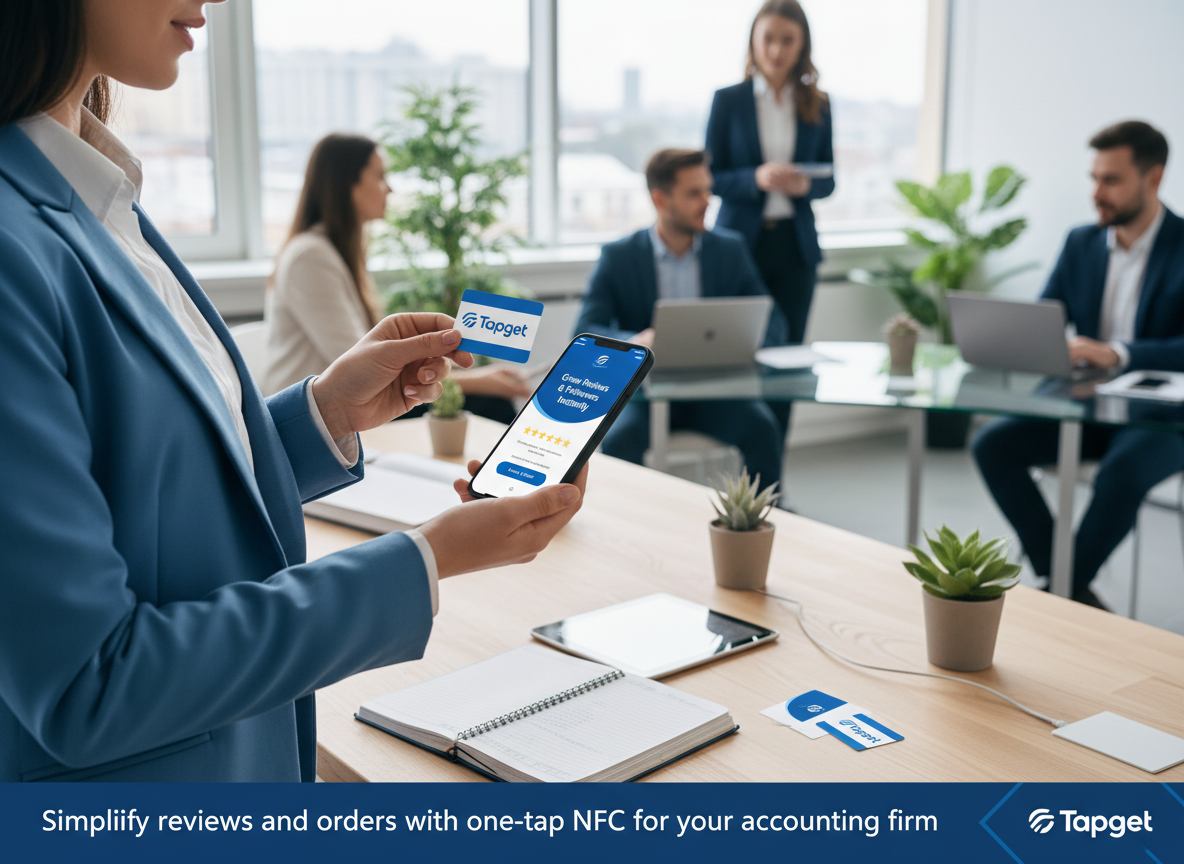 One Card, Many Actions: Tapget NFC Unlocks Reviews for Accountants