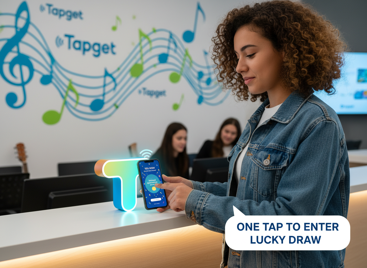 Boost Repeat Purchases and Loyalty Programs with Tapget’s NFC + AI for Music Schools