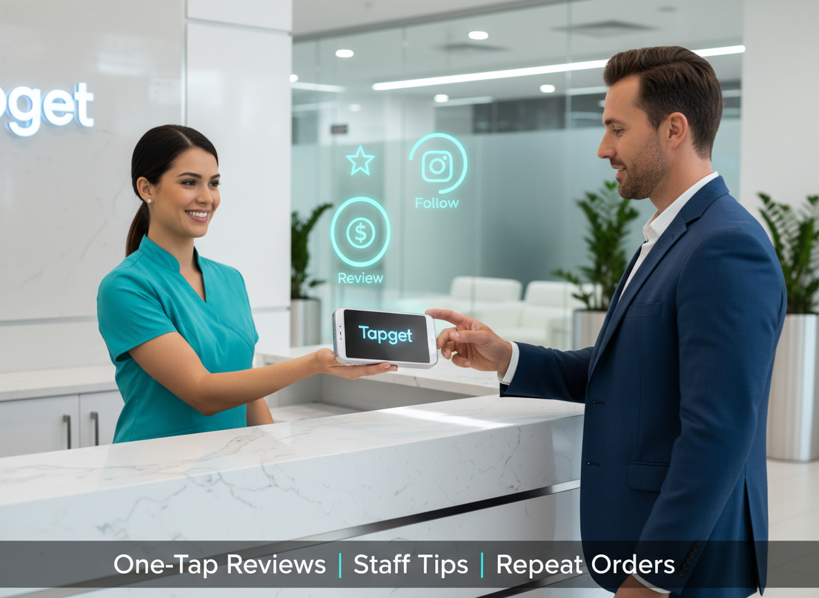 Boost Repeat Purchases and Staff Tips at Your Medical Spa With Tapget