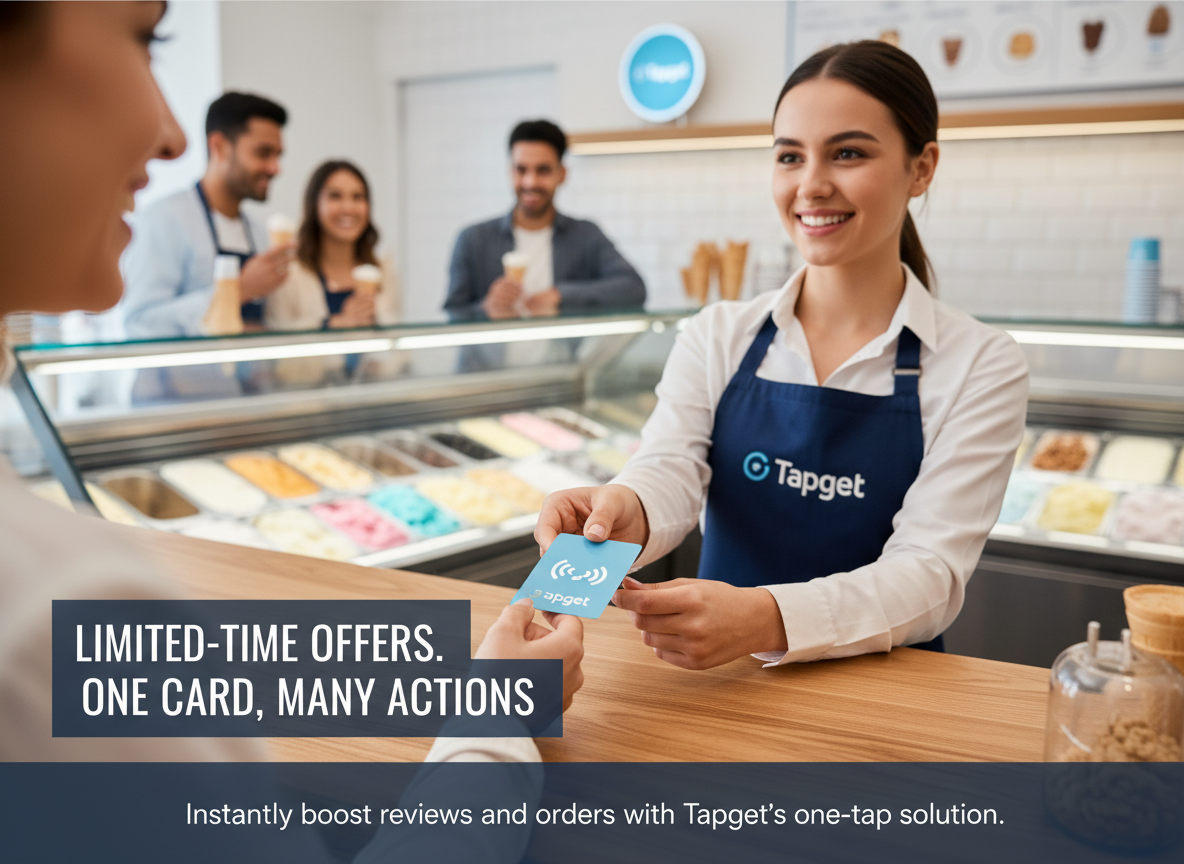 One Card, Many Actions: Unlock More Reviews & Orders with Tapget