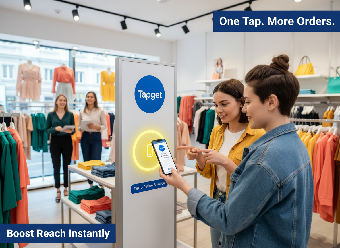 Banner Stand Reach Meets Urgency Marketing: The Tapget Advantage for Clothing Stores