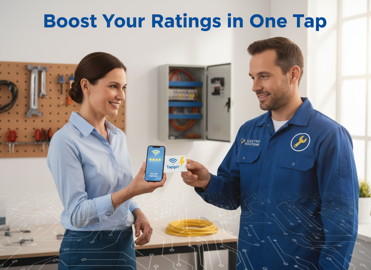 Star Rating Optimization for Electricians: One-Tap Reviews with Tapget
