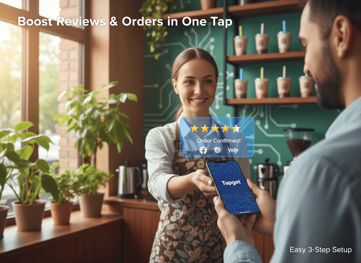 Multi-Platform Opening: 3-Step Tapget Setup for Cafés