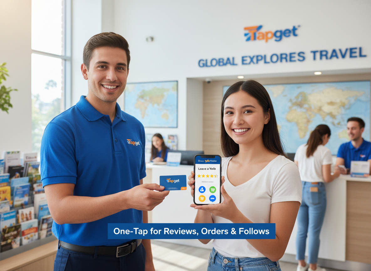 One-Tap Reviews: NFC + AI for Yelp Review Generation in Travel Agencies