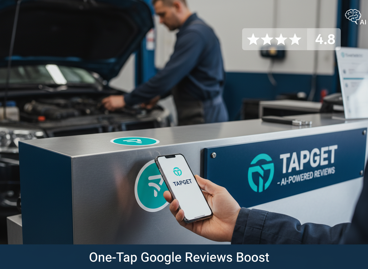 Boost Google Reviews & ROI for Auto Repair Shops with Tapget