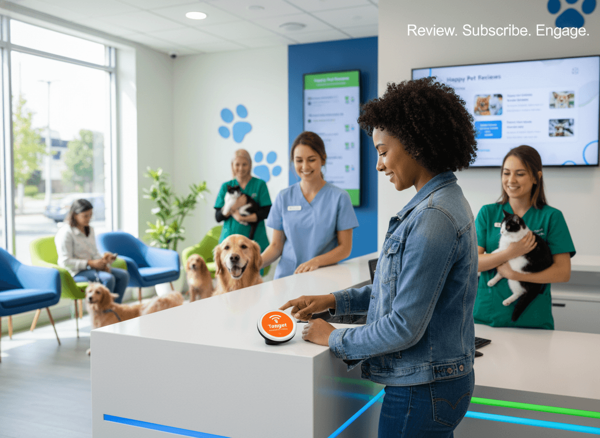 Customer Retention & Membership Growth for Veterinary Clinics: Tapget’s NFC + AI Solution