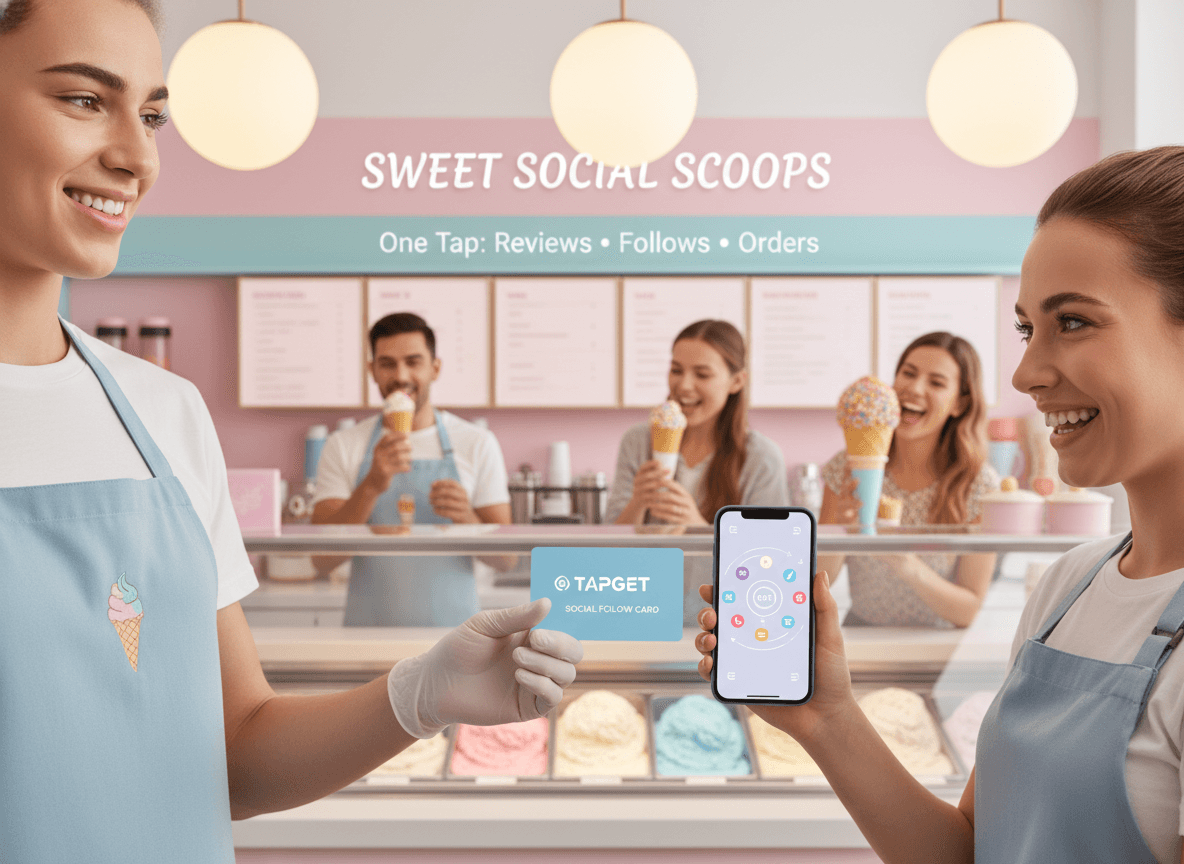 Triple Your Social Follower Growth at Ice Cream Shops With Tapget