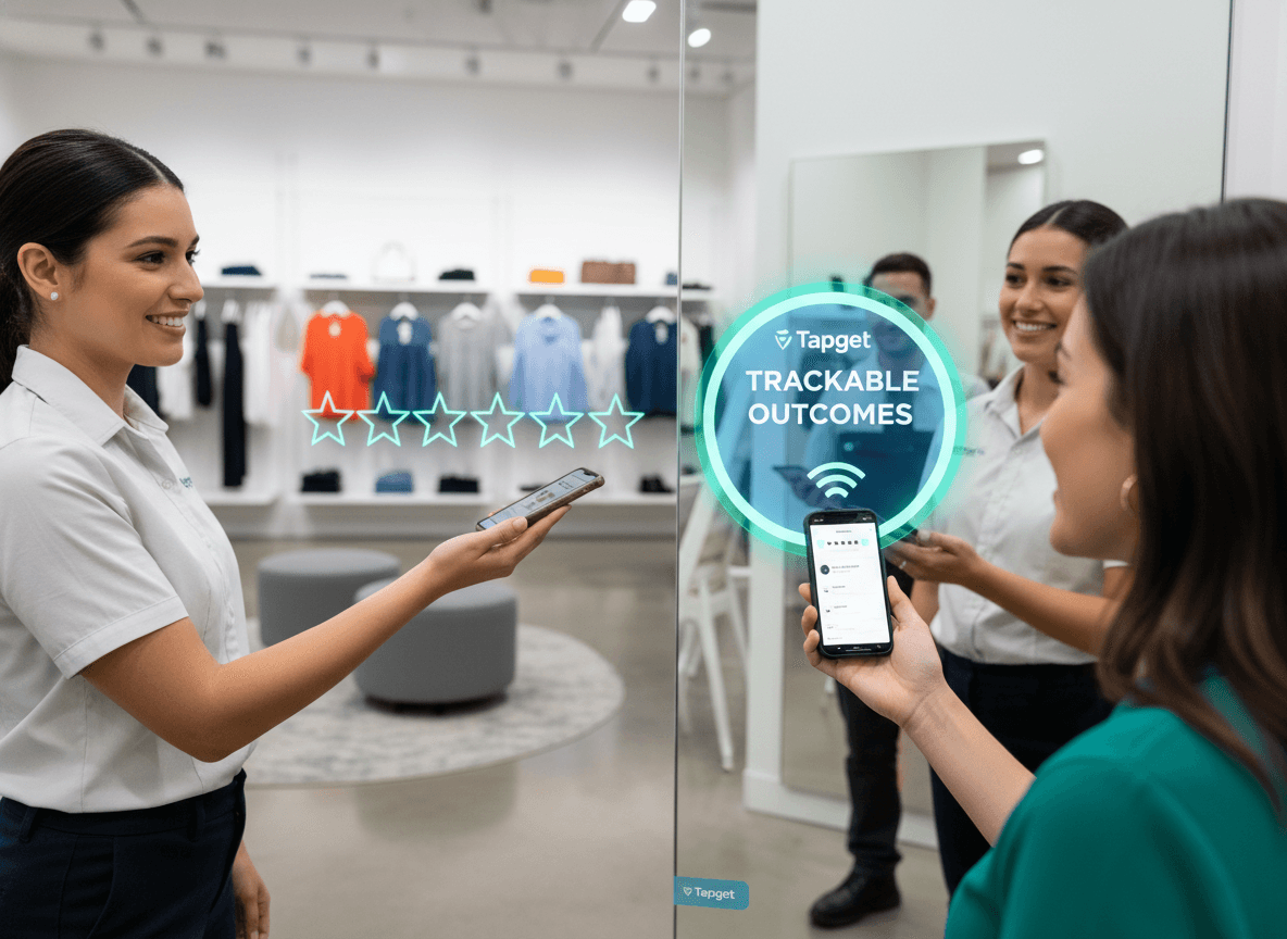 Fitting Room Tips: Trackable Outcomes with Tapget’s NFC + AI Tool