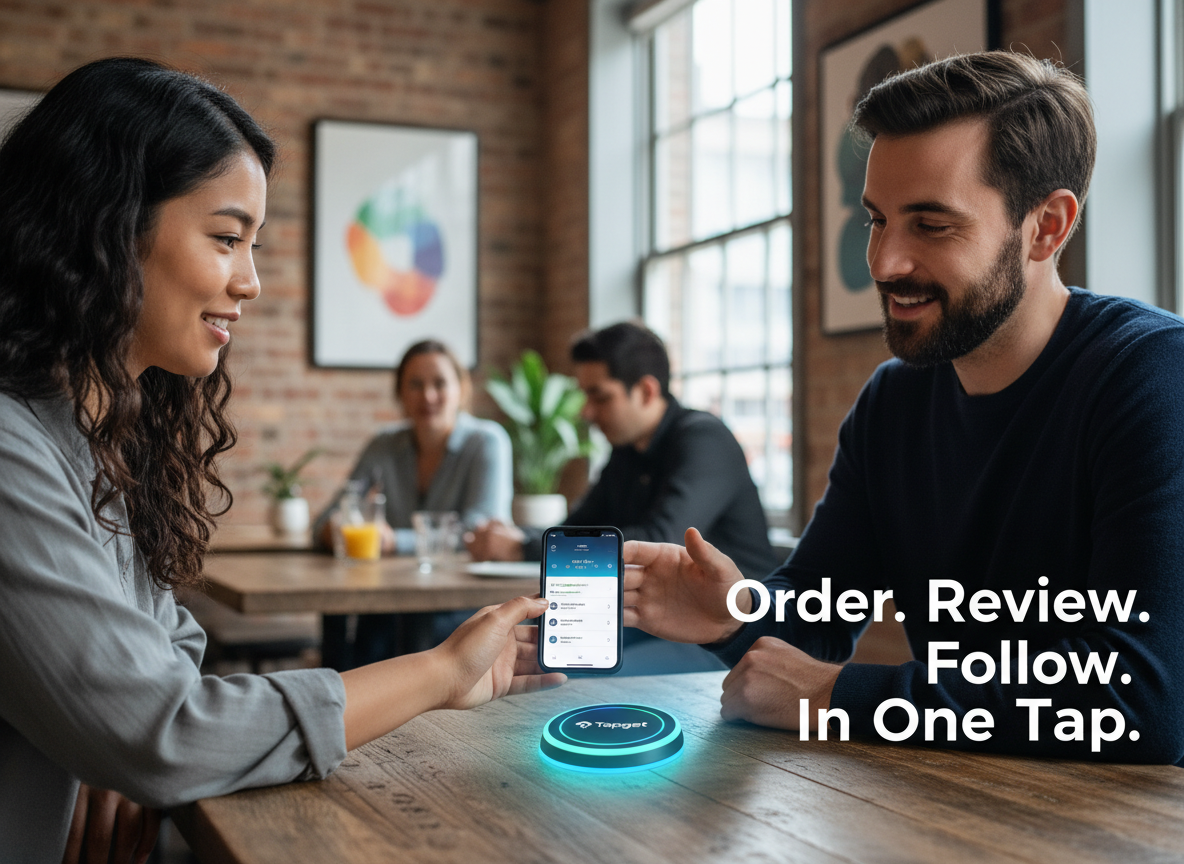 Tapget: The Shortest Path from Table to Order, Review, and Follow