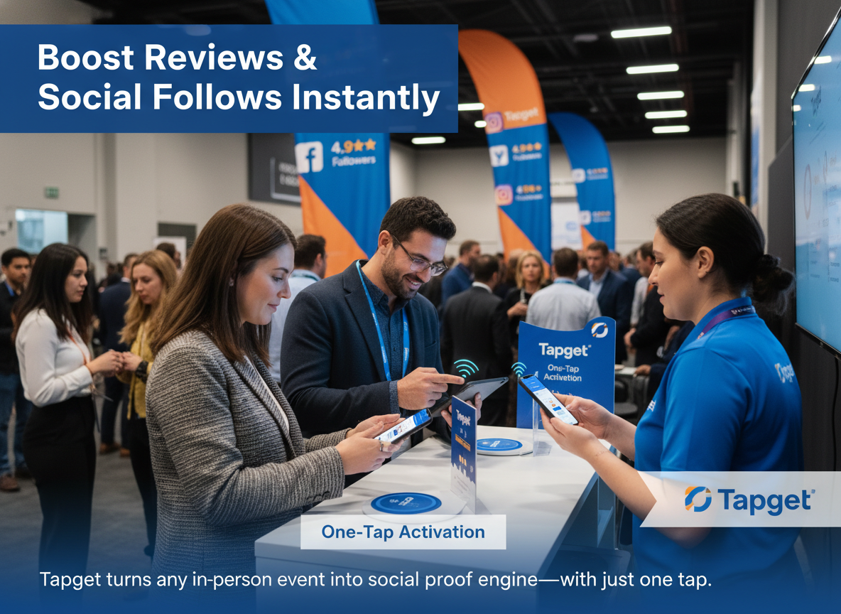 Viral Sharing & Social Proof Strategy: Tapget’s NFC+AI for Event Marketers