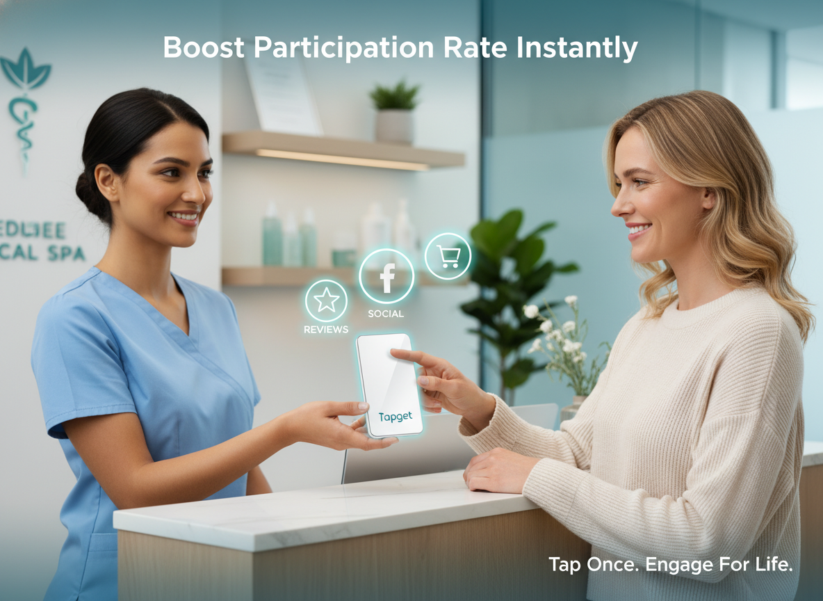 Boost Participation Rate & Membership Subscribes at Your Medical Spa with Tapget