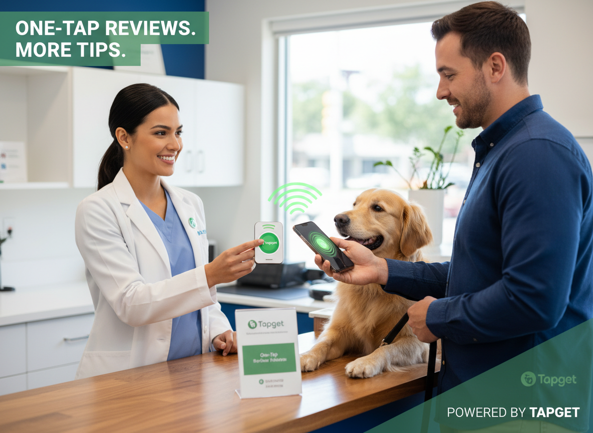 Accelerate Store Review Growth for Vets Using Tapget NFC + AI
