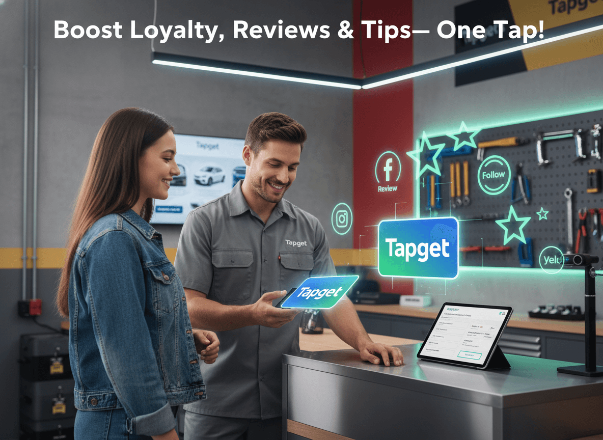 Loyalty Program Boost for Auto Repair Shops: Tapget’s NFC+AI Solution