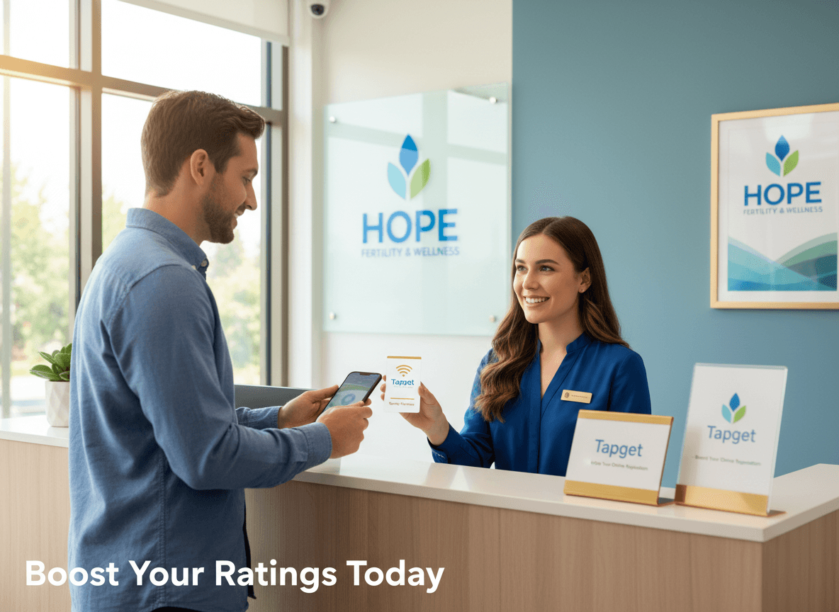 Boost Google Reviews in Minutes: NFC + AI for Fertility Clinics