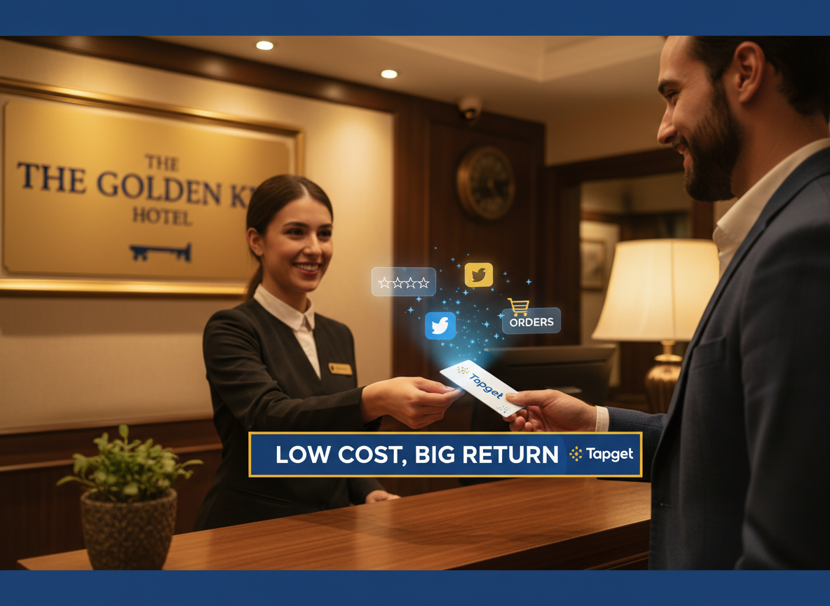 Low Cost, Big Return: Tapget NFC + AI for Boutique Hotels