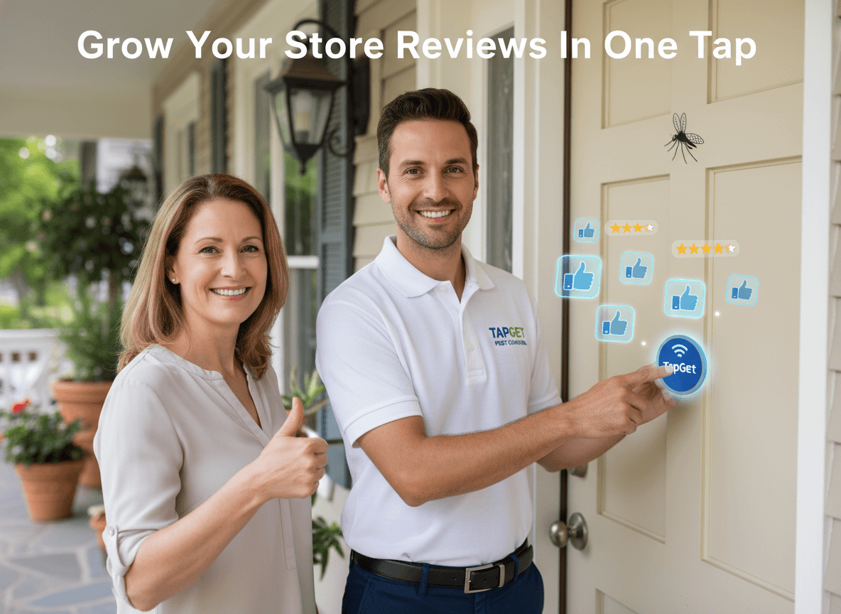 Store Review Growth: How Pest Control Services Can Optimize Star Ratings With One-Tap NFC + AI