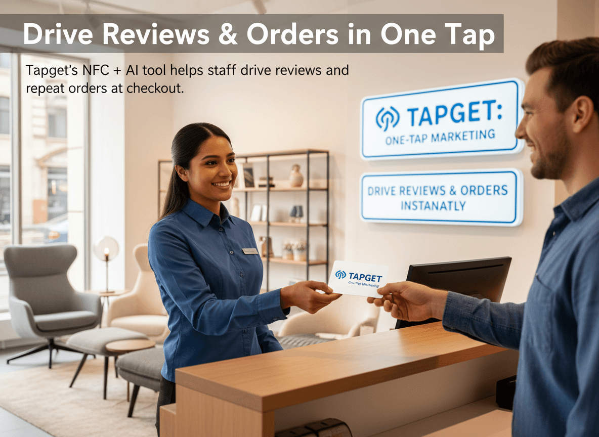 Urgency Marketing for Furniture Stores: Tapget’s One-Tap Solution