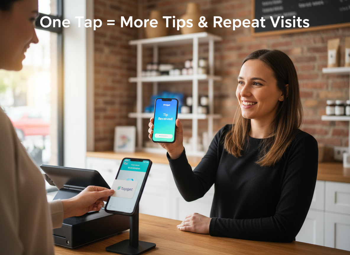 Drive Staff Tipping and Repeat Purchase Uplift with Tapget