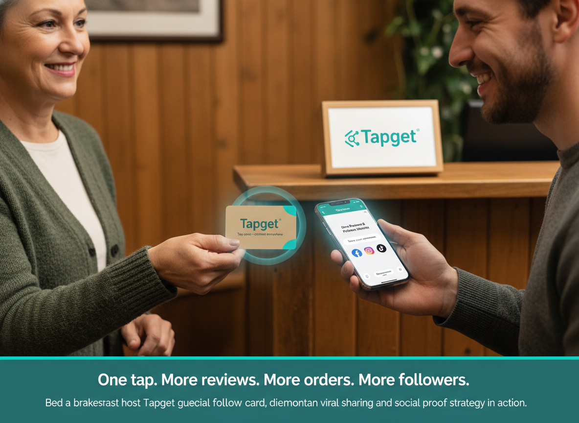 Drive Reviews & Viral Shares in Seconds: Tapget’s Social Proof Card