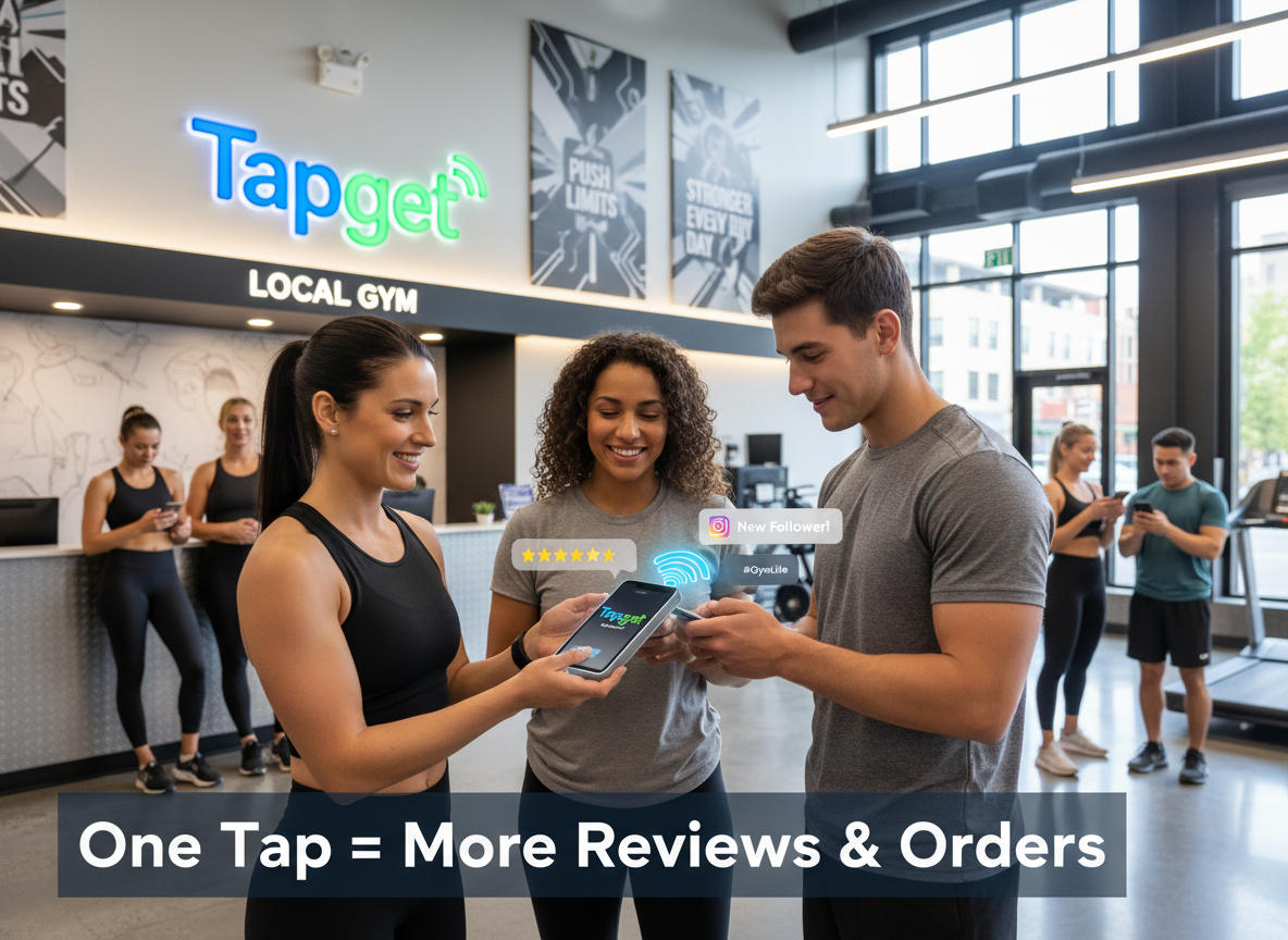 Hashtag Strategy & Social Proof for Gyms: Tapget’s NFC + AI Solution