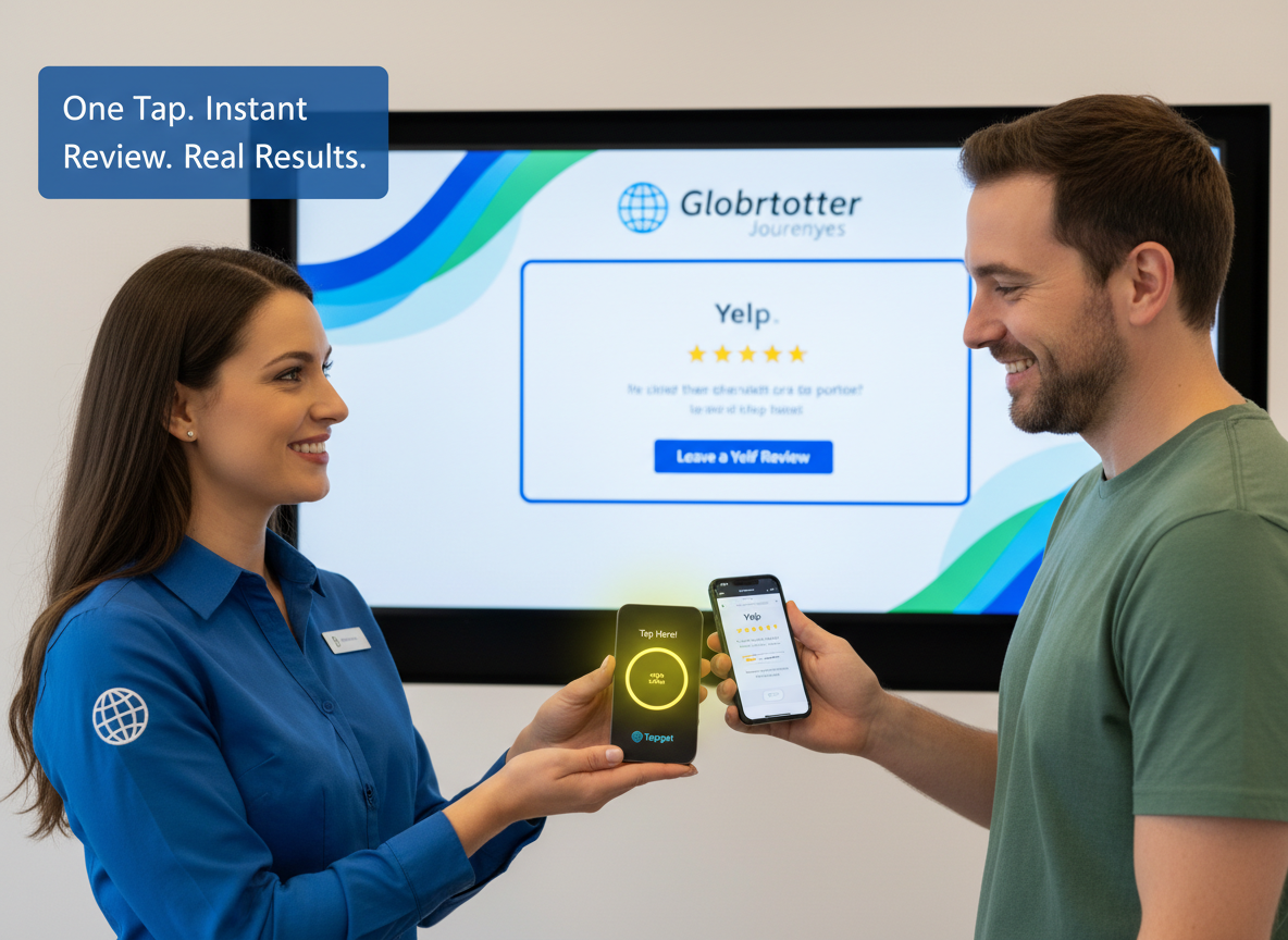 **Boost Yelp Review Generation with Tapget’s NFC & AI Tool**