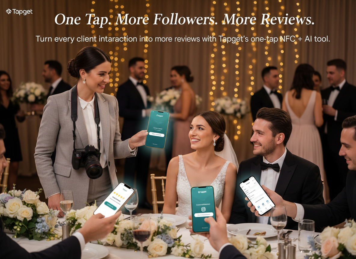 Social Proof Strategy: How Tapget’s Instagram Funnel Drives Bookings for Multi-Location Wedding Photographers