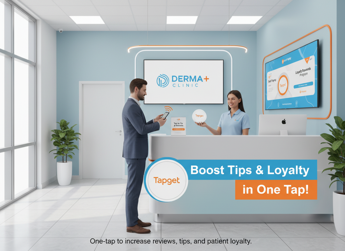 Grow Staff Tipping and Loyalty at Your Dermatology Clinic with Tapget