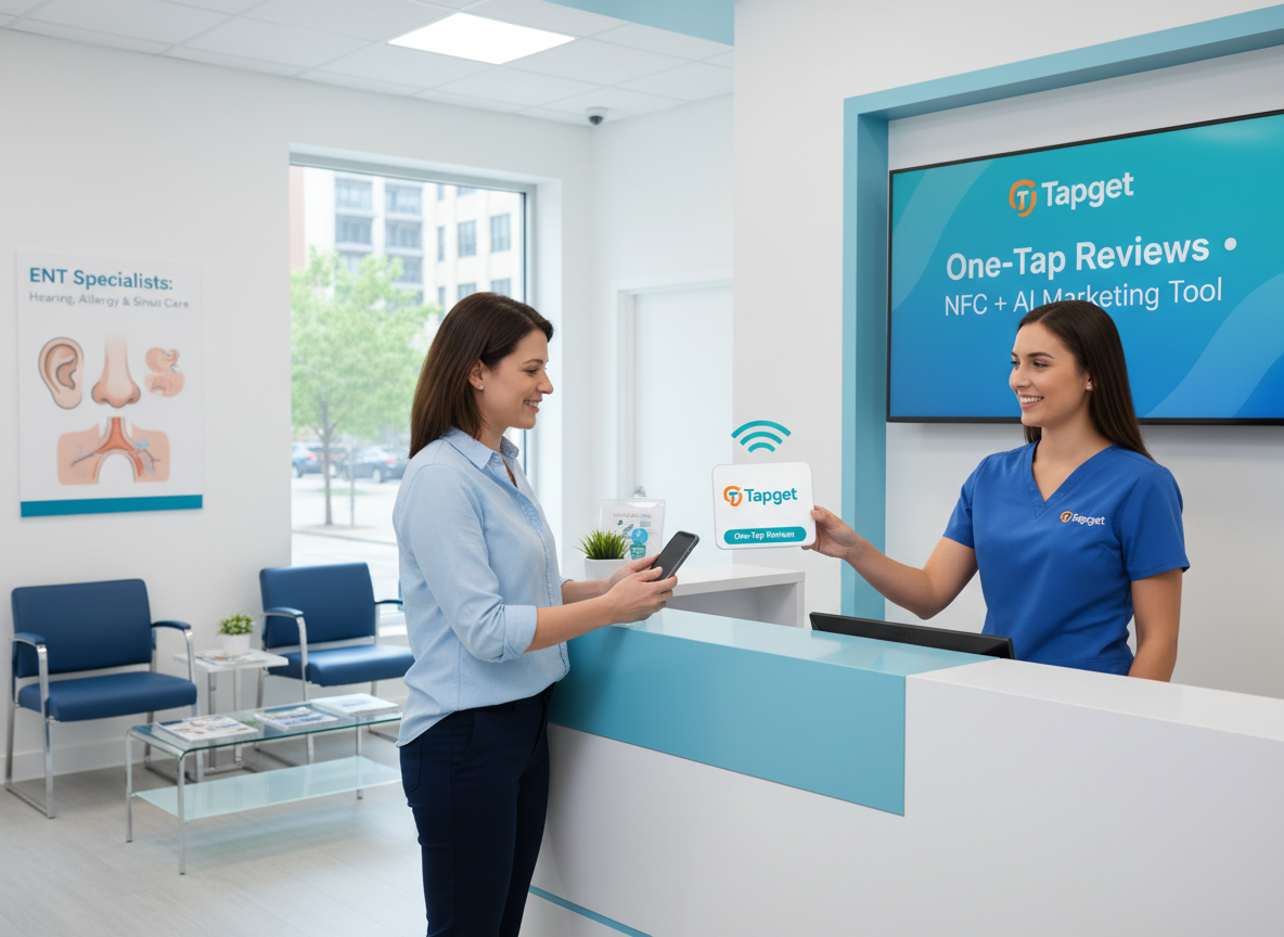 One-Tap Reviews: Boost Reputation at Your ENT Clinic with Tapget